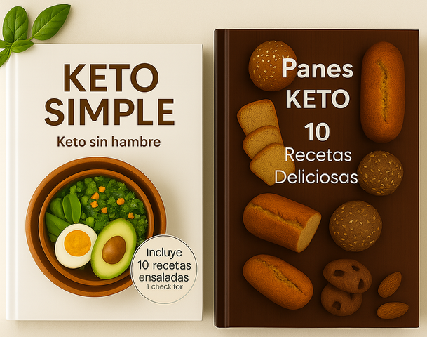 Pack Keto: guía con recetas + panes deliciosos
