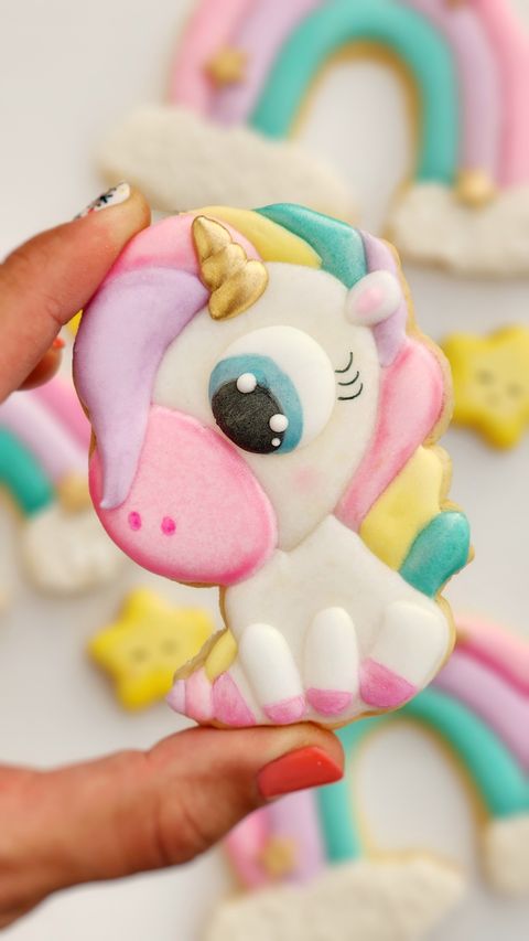 Cookies de Glasé- Unicornio