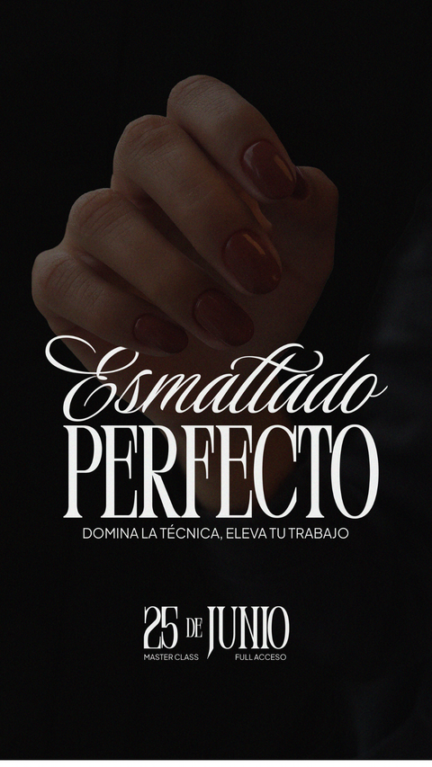 MÁSTER CLASS/ESMALTADO PERFECTO