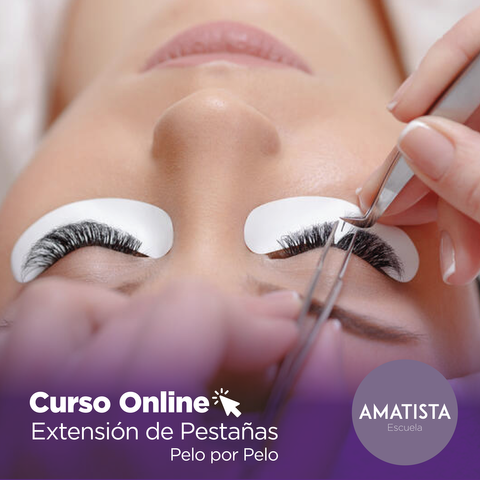 CURSO ONLINE DE EXTENSIÓN DE PESTAÑAS PELO POR PELO