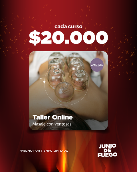 TALLER ONLINE MASAJE CON VENTOSAS