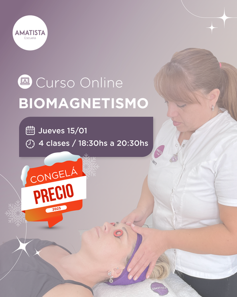 CURSO ONLINE EN VIVO DE BIOMAGNETISMO
