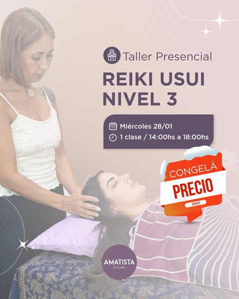 CURSO PRESENCIAL REIKI USUI NIVEL 3