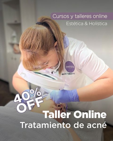 TALLER ONLINE TRATAMIENTO DE ACNÉ