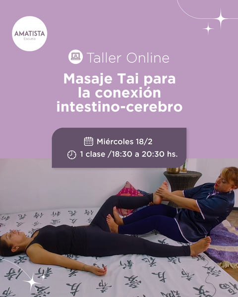 MASAJE TAI PARA LA CONEXIÓN INTESTINO-CEREBRO