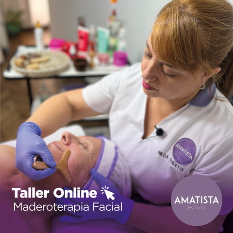 TALLER ONLINE MADEROTERAPIA FACIAL