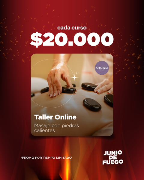 TALLER ONLINE DE MASAJES CON PIEDRAS CALIENTES Y FRÍAS