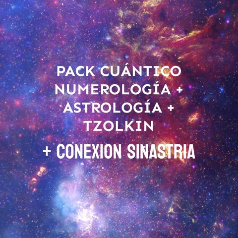 Numerología + Astrología + Tzolkin + Conexión Sinastría