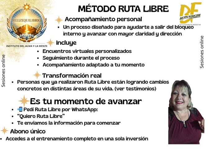 MÉTODO RUTA LIBRE