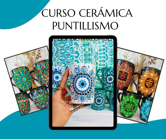 Puntillismos Inicial y Puntillismo sobre Cerámica