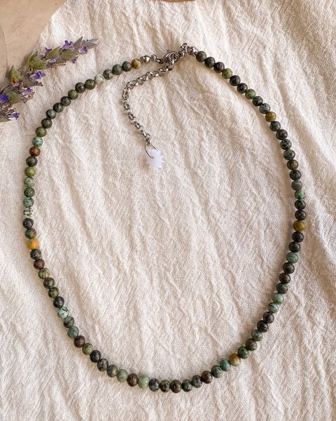 Collar Emperatriz - Jade verde