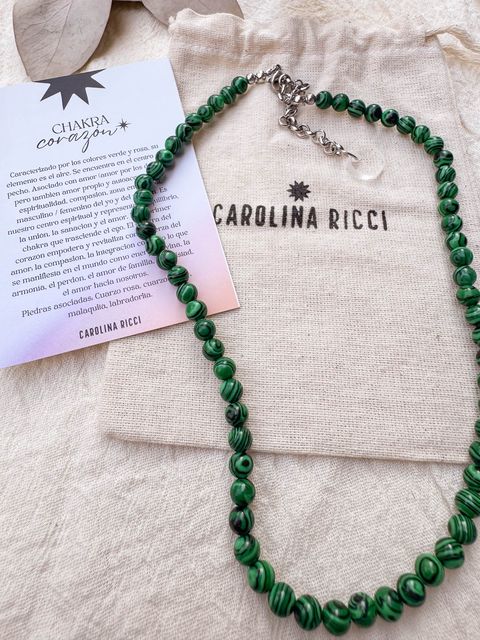 Collar Emperatriz - Malaquita