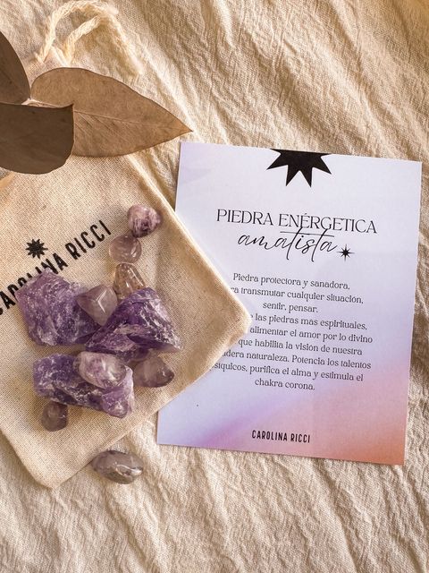 Piedra amatista en bruto