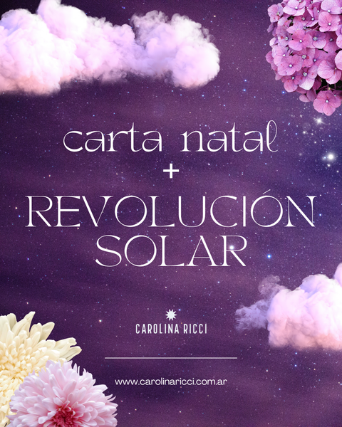 Carta Natal + Revolución Solar