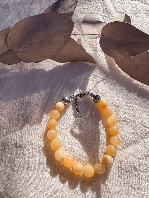 Pulsera Emperatriz - Calcita amarilla