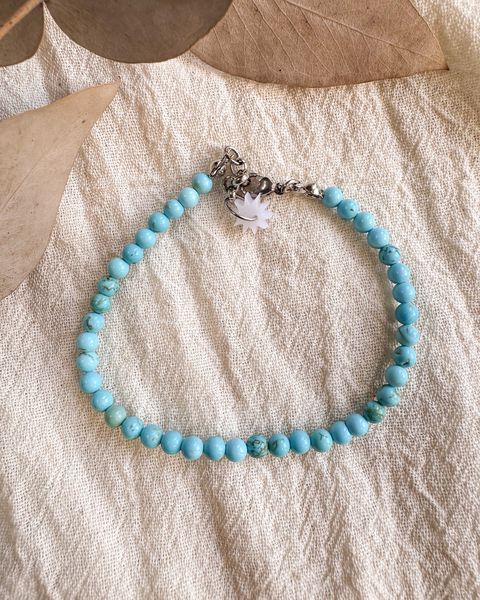 Pulsera Emperatriz - Turquesa africana natural