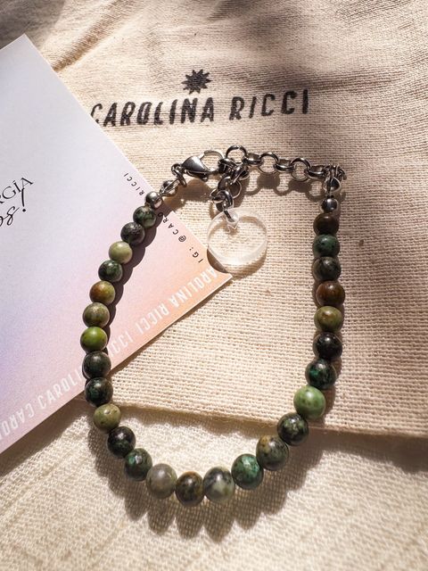 Pulsera Emperatriz - Turquesa africana natural