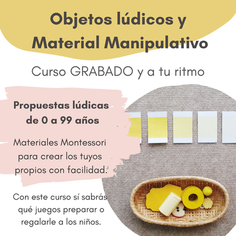 Objetos Lúdicos y Materiales Manipulativos
