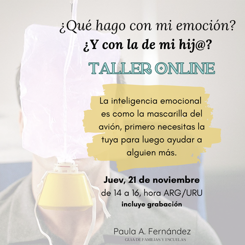 ¿Qué hago con mi emoción? ¿Y con la de mi hij@?