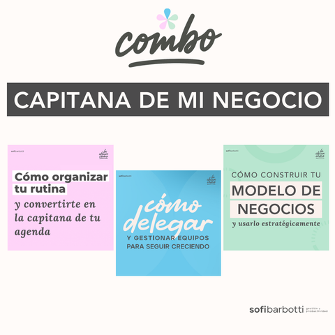 COMBO: CAPITANA DE MI NEGOCIO