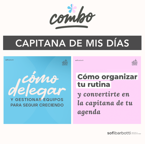 COMBO: CAPITANA DE MIS DÍAS