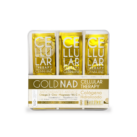 Gold NAD Cellular Therapy . Material promocional