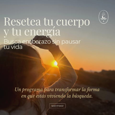 Resetea tu Cuerpo y tu Energía - Programa para buscar embarazo sin pausar tu vida