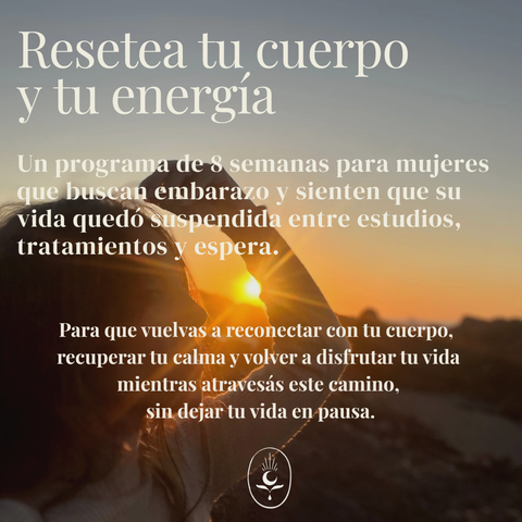 Resetea tu Cuerpo y tu Energía - Programa para buscar embarazo sin pausar tu vida
