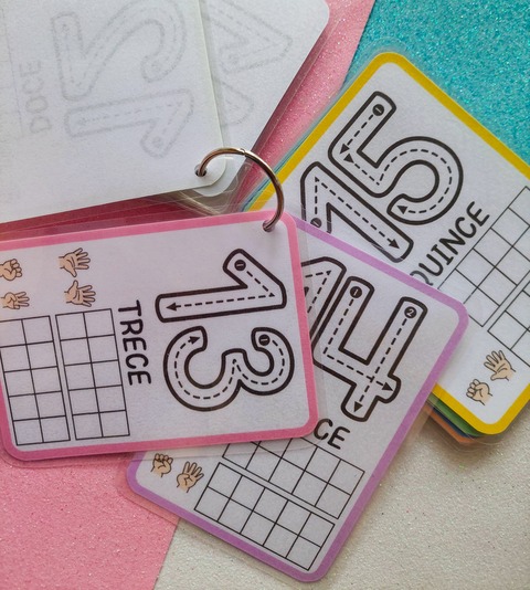 Llavero de Números 0 al 20