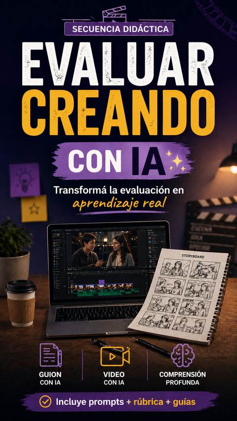 🎬 Tu clase, tu serie: secuencia didáctica para desarrollar pensamiento crítico y comprensión mediante IA