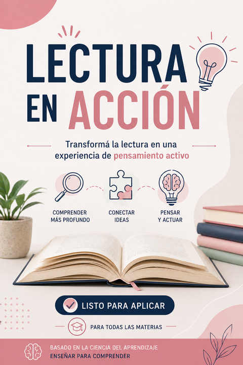 📖 Lectura en acción: estrategias para comprender, seleccionar y pensar.
