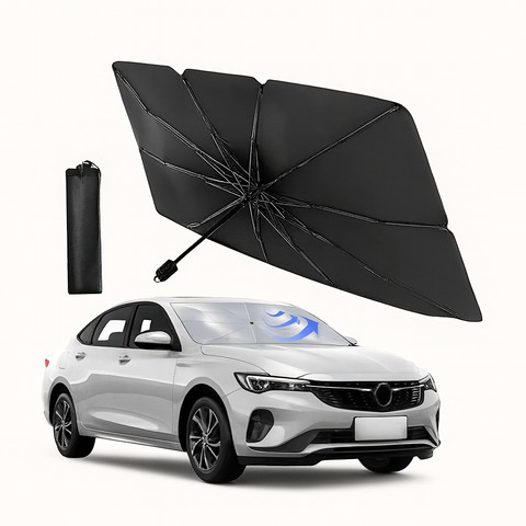 Parasol Paragua Parabrisas Plegable Protector UV Cubre Sol Auto