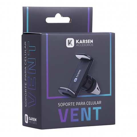 Soporte de Celular para Auto Vent Ajustable P/ Ventilación Karsen