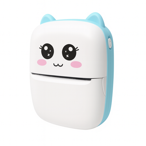 Mini Impresora Termica + 1 Rollo de Papel Térmico Adhesivo