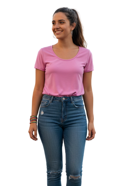 molde art 2022 remera básica de modal o viscosa