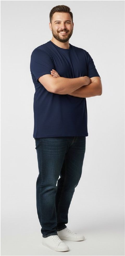 molde art2026 remera basica talle grande 4-5-6 basicas