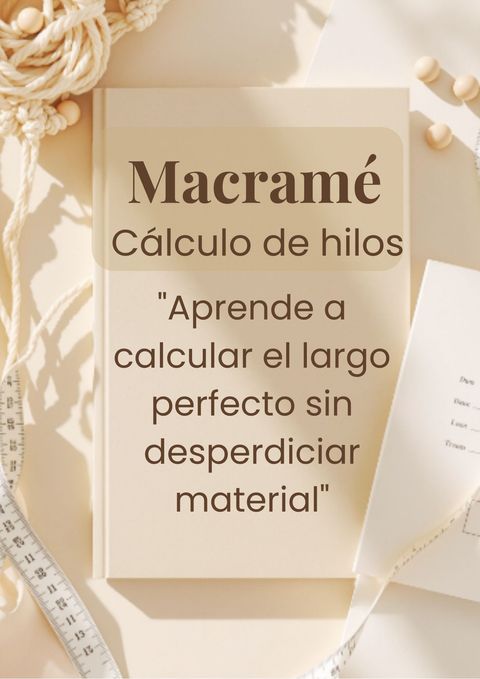 Cálculo de hilos en Macramé