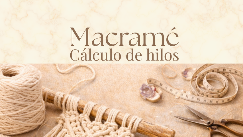 Cálculo de hilos en Macramé