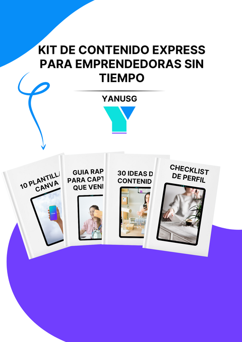 Kit de Contenido para emprendedores sin tiempo