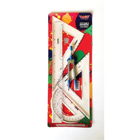 Juego de Geometría E5070 Comp 106 Grande Baco 57105