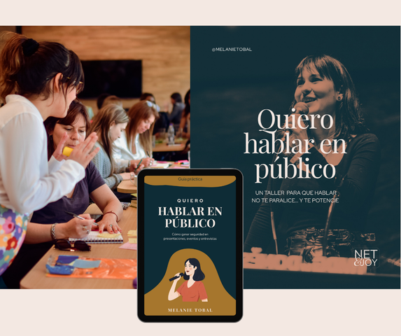 Combo mentoría oratoria | Taller + sesiones personalizadas 🎁 Ebook de regalo