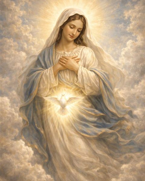 Sanacion con el manto de la virgen Maria