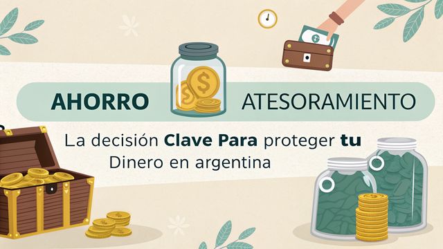 Ahorro vs. Atesoramiento: La Decisión Clave para Proteger tu Dinero en Argentina