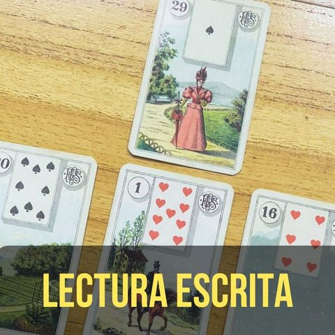 Lectura Escrita Lenormand – 1 Pregunta