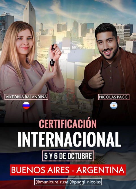 Certificación internacional Octubre en Buenos Aires