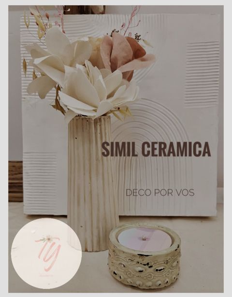 Yeso con efecto cerámica 