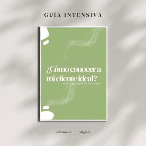 GUIA INTENSIVA: ¿Cómo conocer a mi cliente ideal? información, ejercicios, ficha y ejemplos prácticos.