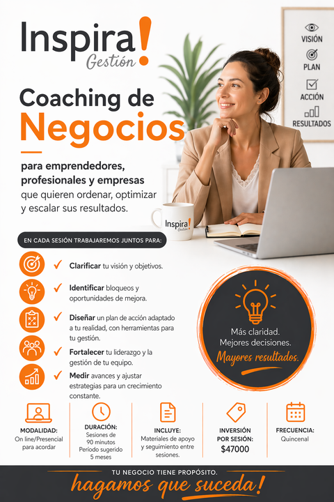 COACHING DE NEGOCIOS (90 MINUTOS)