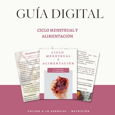 Ciclo menstural y alimentación