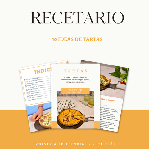 Recetario tartas